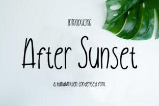 After Sunset Font for Eye-Catching Branding and Campaigns