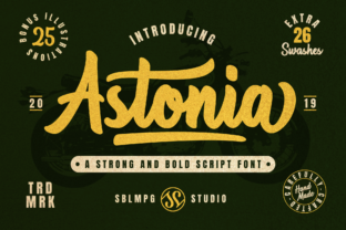 Astonia: A Vintage Script Font for Bold Branding