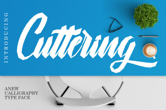 Cuttering: A Script Font with Personality for Editorial Design