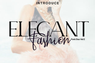 Elegant Fashion Duo: A Font That Speaks to Branding