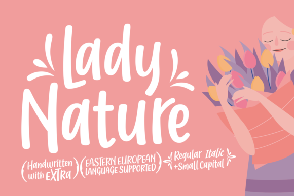 Enhance Your Brand with Lady Nature Typeface