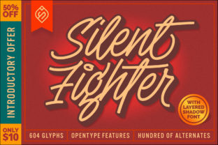 Font Choice That Speaks Volumes: Silent Fighter