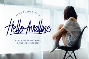 Hello Avelline Script Font for Editorial Design