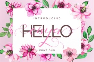 Hello Eisya Duo: A Modern Typeface for Elegant Design