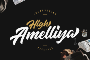 High Amelliya Font for Handmade Creations