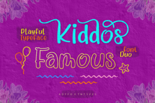 Kiddos Famous Script Font for Handmade Creations