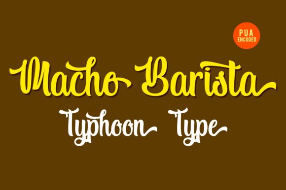 Macho Barista Font for Bold Brand Campaigns