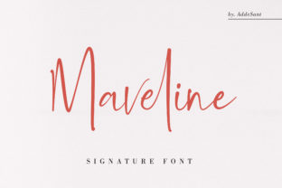 Maveline: A Feminine Script Font for Creative Branding