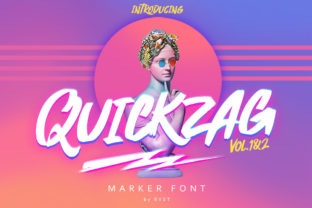 Quickzag: A Versatile Script Font for Bold Branding