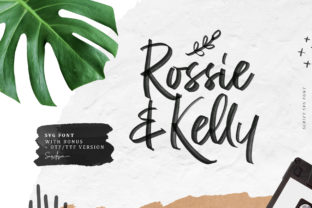 Rossie Kelly: A Stylish Display Font for Web Design