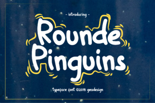 Rounde Pinguins: A Playful Font for Campaign Creativity