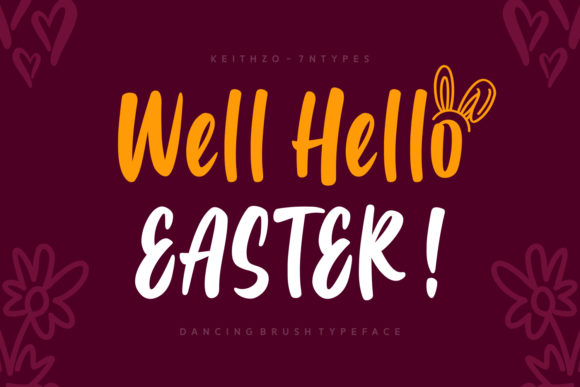 Well Hello Easter: A Playful Font for Branding