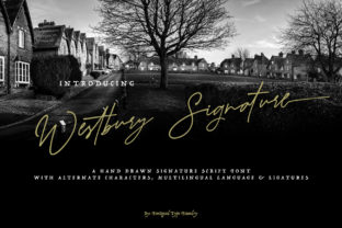 Westbury Signature: A Font That Elevates Branding with Elegance