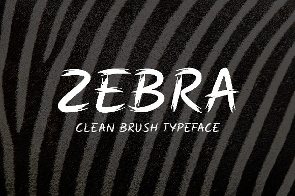 Zebra Script Font for Creative Crafters and Designers